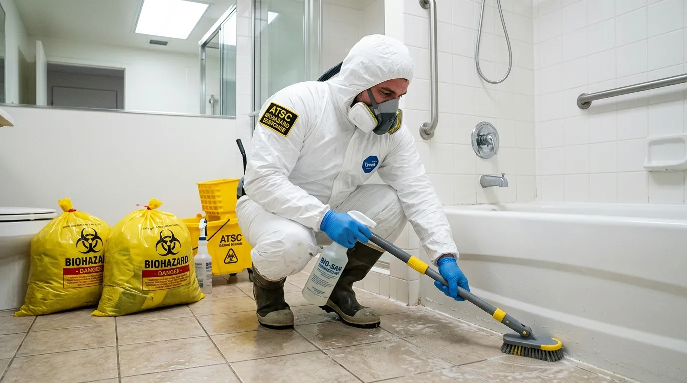 Decontamination equipment deployed for Blood Cleanup in Farrington